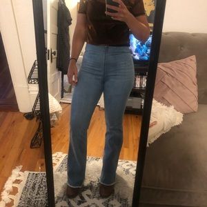 Size 6, moderate bootleg flare jeans
